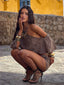 REECE LONGLINE TOP TAUPE Top 