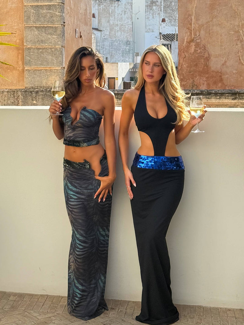 SERAPHONE MAXI DRESS BLACK Maxi Dress 
