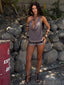 REINAI PLAYSUIT TAUPE Playsuit 