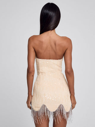REMINA MINI DRESS IVORY Mini Dress 