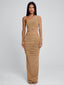 REVA MAXI DRESS TAN Maxi Dress 