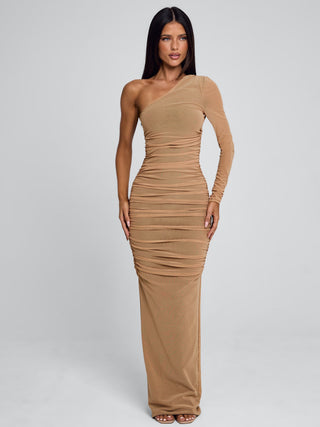 REVA MAXI DRESS TAN Maxi Dress 