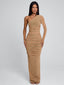 REVA MAXI DRESS TAN Maxi Dress 