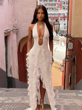 Rhiae Maxi Dress White | Outcast US Outcast USA Rhiae Maxi Dress White | Outcast US Outcast USA