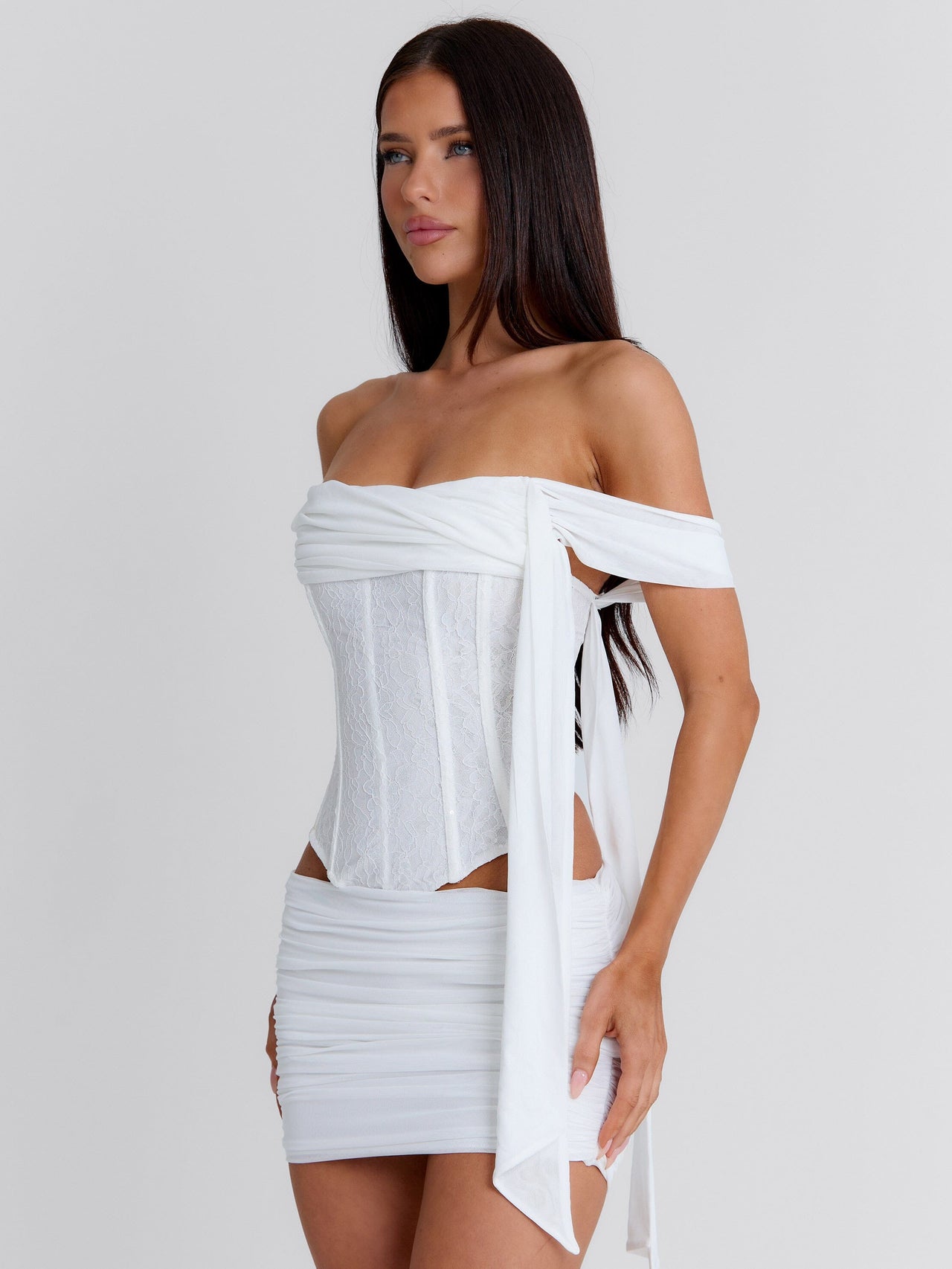 white mini dress near me 'Women''s Riah in Size Small by Outcast' new-image-2026-06-11 color:choco combo MATERIAL POLYESTER Short Dress Style #29237