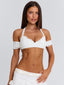 RIVANA TOP WHITE Crop Top 
