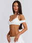 RIVANA TOP WHITE Crop Top 
