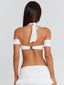 RIVANA TOP WHITE Crop Top 