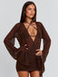 ROBERTA MINI DRESS CHOCOLATE Mini Dress 