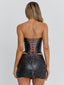 RODEO MINI SKIRT DARK GREY Mini Skirt 