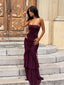 ROE MAXI SKIRT DARK MAUVE Maxi Skirt 