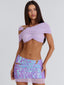 BRYN MINI SKIRT PURPLE Mini Skirt 