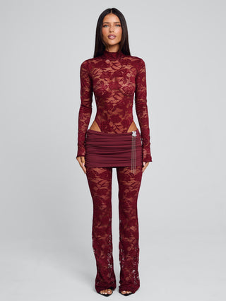 ROSELLE PANT WINE Pants 