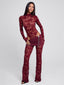 ROSELLE PANT WINE Pants 
