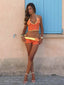 ROSEY TOP ORANGE Crop Top 