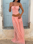 ROSITA MAXI SKIRT CORAL Maxi Skirt 