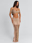 ROWAN MAXI SKIRT GOLD Maxi Skirt 