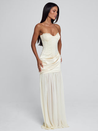 ROWNA MAXI DRESS IVORY Maxi Dress 