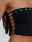 ROXIE LONGLINE TOP BLACK Top 
