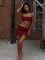RUI MINI SKIRT DEEP RED Mini Skirt 