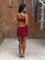 RUI MINI SKIRT DEEP RED Mini Skirt 