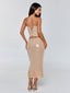 SAELA MIDI SKIRT BEIGE Midi Skirt 