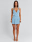 SAIDEE MINI DRESS BLUE Mini Dress 