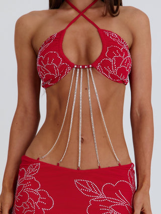SAIRA MAXI DRESS RED Maxi Dress 
