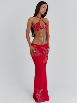 SAIRA MAXI DRESS RED Maxi Dress 