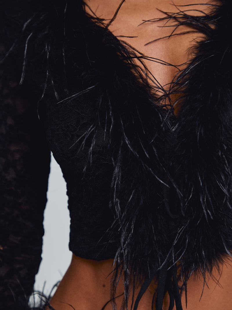 SANTORINI TOP BLACK Blouse 