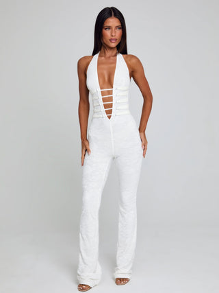 SAWYER JUMPSUIT WHITE Jumpsuit 
