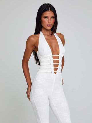 SAWYER JUMPSUIT WHITE Jumpsuit 