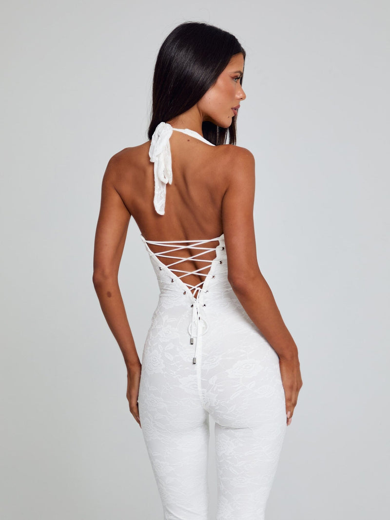SAWYER JUMPSUIT WHITE Jumpsuit 