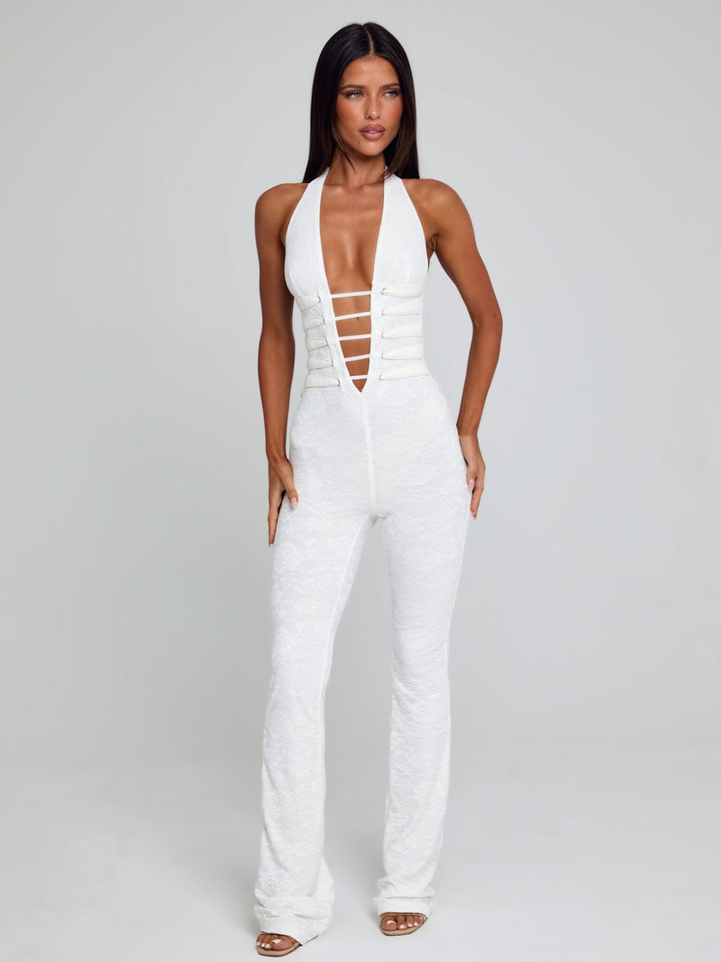 SAWYER JUMPSUIT WHITE Jumpsuit 