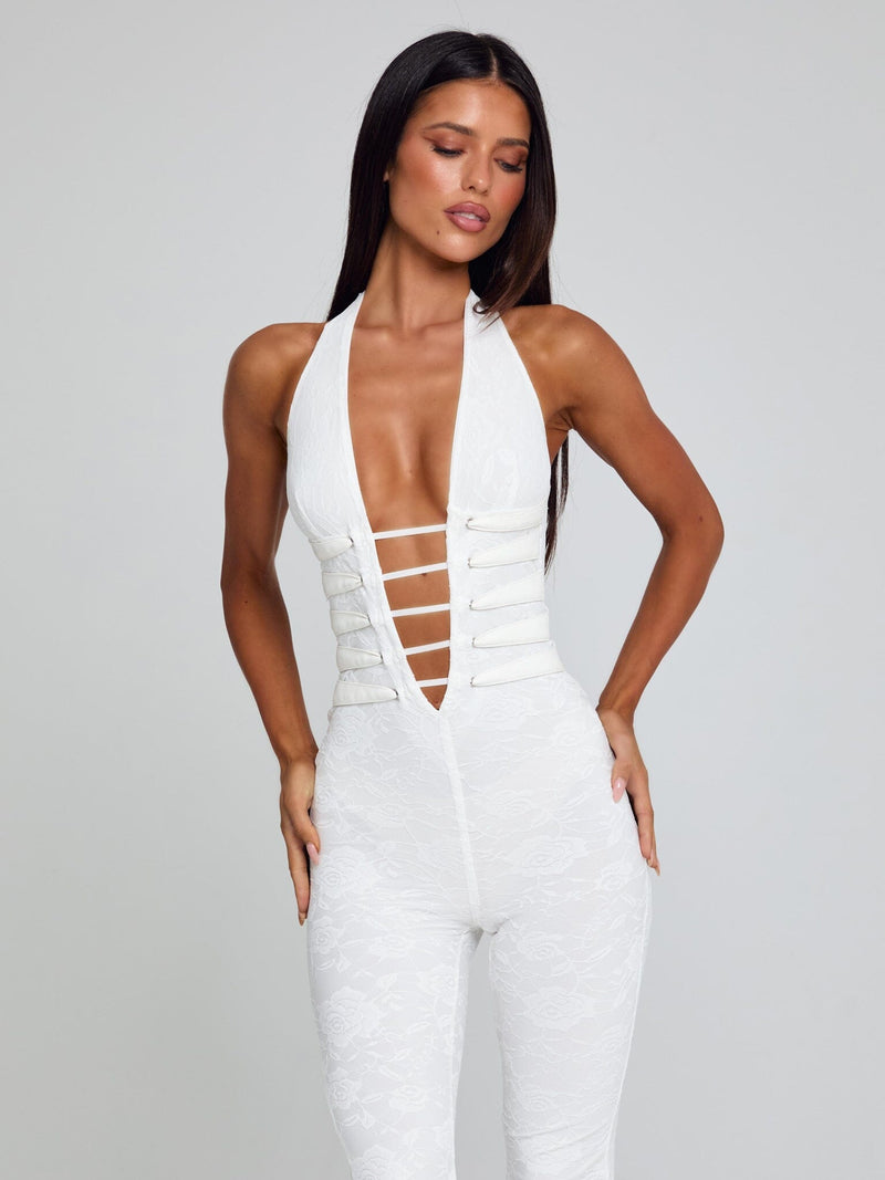 SAWYER JUMPSUIT WHITE Jumpsuit 