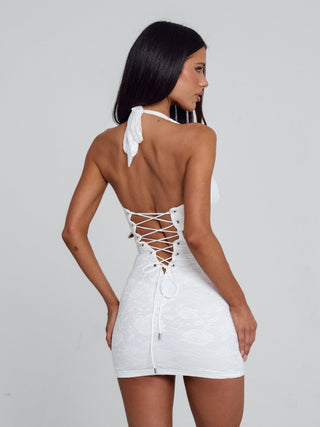 SAWYER MINI DRESS WHITE Mini Dress 