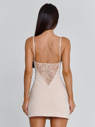 Seana Mini Dress Nude | Outcast US Outcast USA Seana Mini Dress Nude | Outcast US Outcast USA