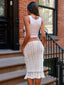 SELIS MIDI SKIRT CREAM Midi Skirt 