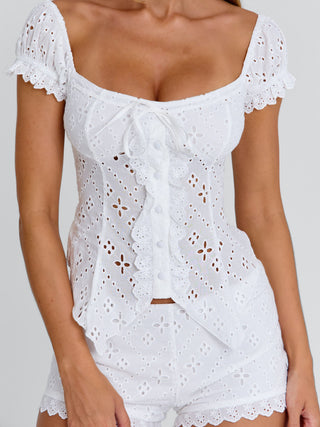 SELVIA TOP WHITE Corset 
