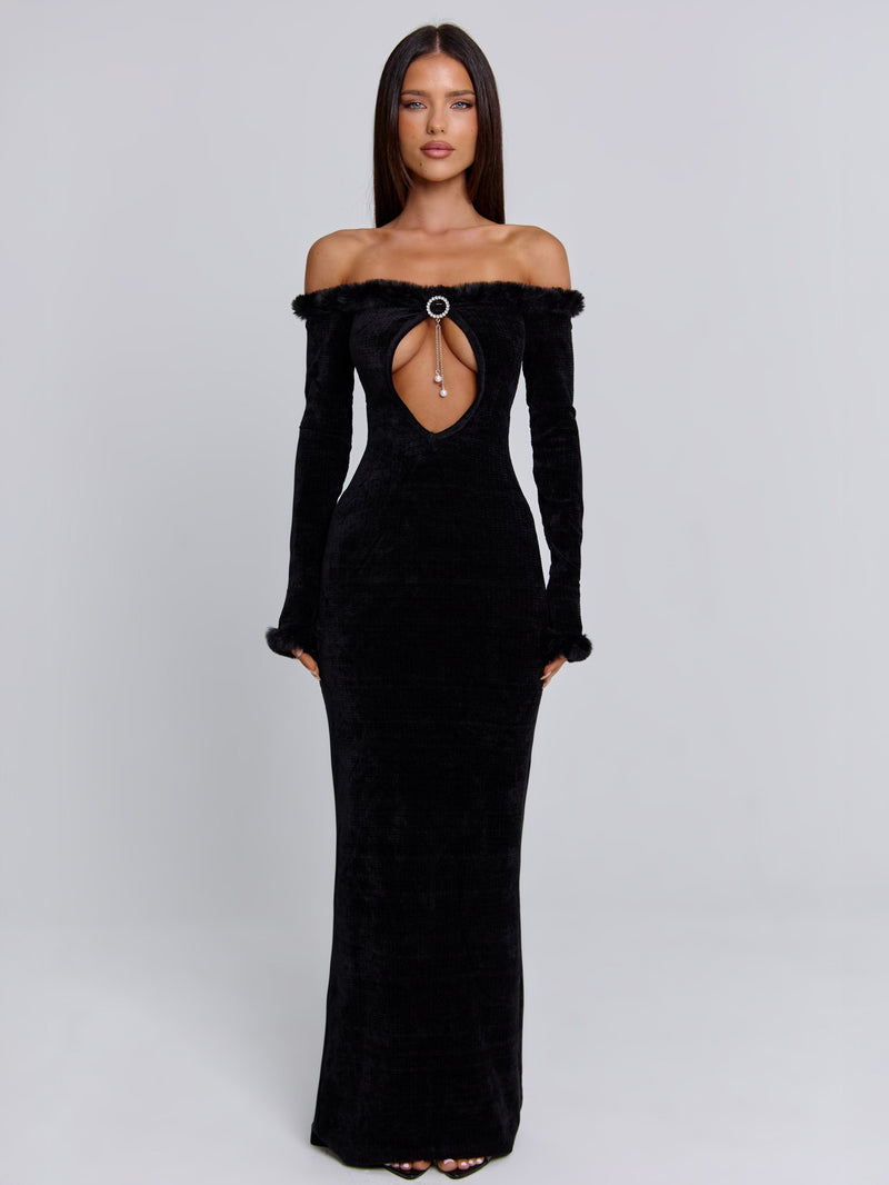 SENRAH MAXI DRESS BLACK Maxi Dress 