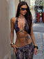 SHANEL CROP TOP DEEP PURPLE Crop Top 