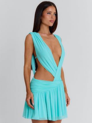 shelby mini dress Shelby Cherry Mini Dress - White/combo