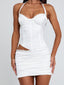 SIENA MINI DRESS WHITE Mini Dress 