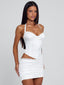 SIENA MINI DRESS WHITE Mini Dress 