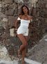 SILVIA PLAYSUIT WHITE Playsuit 