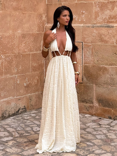 Silviae Maxi Dress White | Outcast US Outcast USA Silviae Maxi Dress White | Outcast US Outcast USA