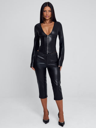 LORANA TOP BLACK Top 