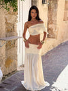 SKYLA MAXI SKIRT CREAM Maxi Skirt 