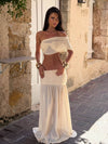 SKYLA MAXI SKIRT CREAM Maxi Skirt 