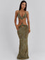 SLACIA MAXI DRESS KHAKI Maxi Dress 